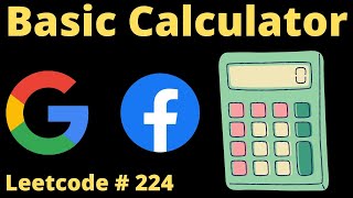 BASIC CALCULATOR  LEETCODE  224  PYTHON SOLUTION [upl. by Anaicul]