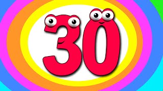 “Counting to 30” Numbers 123s amp More  Learn to Count Number Song amp Nursery Rhymes for Children [upl. by Htrahddis]