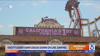 Knott’s Berry Farm is cracking down on line jumping Here’s what guests need to know [upl. by Hamer]