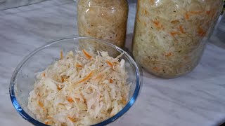 КВАШЕНАЯ КАПУСТА Простейший и самый вкусный способ рецепт [upl. by Rochester14]