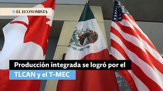 El TLCAN fue un acuerdo comercial el TMEC es uno de integración productiva Comce [upl. by Carlye160]