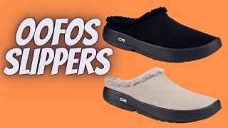 OOFOS Mens OOcoozie Mule Slipper Shoe [upl. by Lucia]