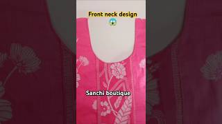 Front neck design🔥for kurtiround shape 💯simple tricksewinghacks viralshort trendingshorts [upl. by Aicnetroh]