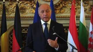 10ème anniversaire de lélargissement de lUnion européenne  Laurent Fabius 06052014 [upl. by Ettelrats172]