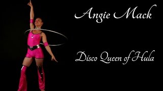 Angie Mack Disco hula hoop show [upl. by Atekihc]