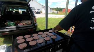 Burgers on the Blackstone Griddle [upl. by Htenay369]