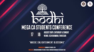 BODHI  MEGA CA STUDENTS CONFERENCE  Day 2 [upl. by Htebzil]