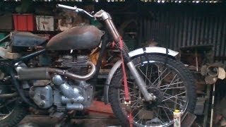 pre 65 royal enfield trials build restoration part 1 [upl. by Attevaj]