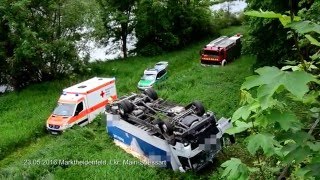 160523 Marktheidenfeld LKWUnfall [upl. by Aldred208]