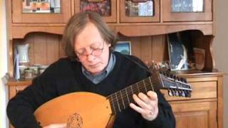 John Dowland  Mrs Whites choice  lute [upl. by Eimrej]