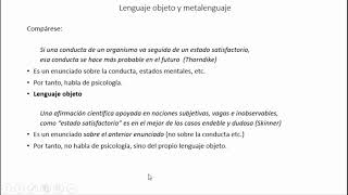 Pablo Adarraga  Análisis Funcional de la Conducta Clase 4La filosofía de la psicología de Skinner [upl. by Ahsemat]