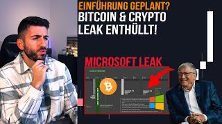 MICROSOFT Bitcoin amp Crypto LEAK Kommt die Einführung Spot ETF Update Krypto News [upl. by Eintrok]