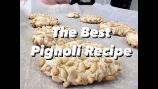 The Best Pignoli Cookie Recipe [upl. by Ondrea]