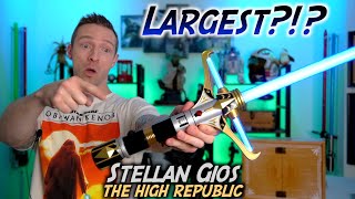 The Largest Galaxys Edge Lightsaber Yet Stellan Gios Legacy Lightsaber [upl. by Bindman765]