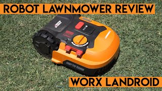 WORX LANDROID REVIEW A robot lawnmower really does work [upl. by Acysej881]