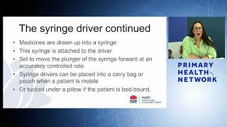 Medication Management using Syringe Drivers [upl. by Anak26]