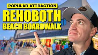 Rehoboth Beach Boardwalk  Walking Tour [upl. by Henigman484]