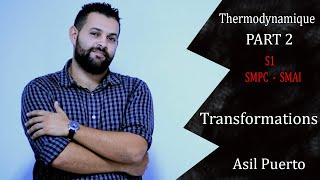 Thermodynamique S1 SMPC Darija 2  Transformations [upl. by Will]