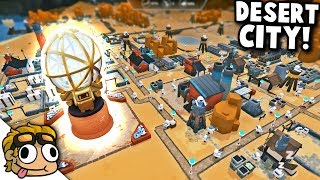 HUGE DESERT WILD WEST COLONY  The Colonists Gameplay [upl. by Etnoval]