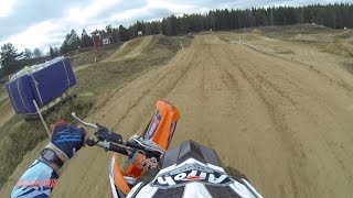 MotoSportcom Helmet Cam Ken Bengtson  Rödeby MK Sweden [upl. by Anilrahc]