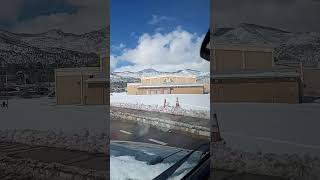 Los Alamos NM Day After major snow storm 1182024 mountains [upl. by Naitsirt59]