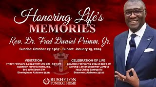 Celebration of Life for Mr Fred Primm [upl. by Ledniahs]