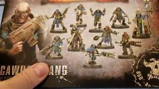 Games Workshop Unboxing the new Necromunda Cawdor gang [upl. by Acinej]