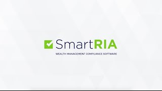 Smart RIA Compliance Software [upl. by Adolph]