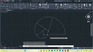 Construction of an Involute of a pentagon in the AutoCAD [upl. by Ymmor]