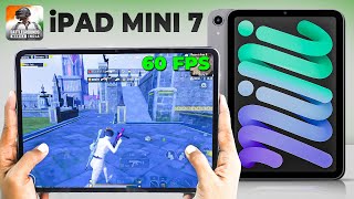 iPad mini 7 BGMI Test Review After 20 Days with FPS 🔥 [upl. by Coraline]