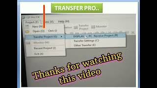 Gp pro ex HMI  HMI upload program  HMI backup  proface HMI backup [upl. by Farrell]