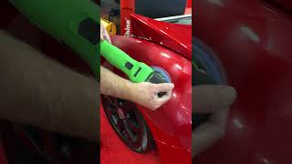 MaxShines M8S V2 Green DA Polisher perfectly polished this SEMA demo hood detailing buffer [upl. by Ahscrop138]