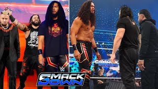 Solo Sikoa Brings 7 Feet Tall Hikuleo Against Roman Reigns Original Bloodline  WWE SmackDown 2024 [upl. by Corabella]