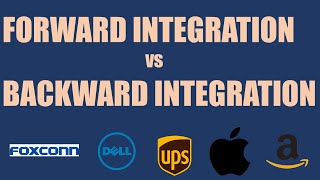 Forward Integration Vs Backward Integration  Strategic Management Series [upl. by Leahciam]