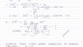 Perturbation Theory in Quantum Mechanics Practice [upl. by Lilac897]