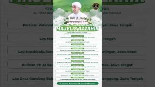 JADWAL HABIB ALI ZAINAL ABIDIN ASSEGAF amp MAJELIS AZZAHIR TANGGAL 04  16 DESEMBER 2024 [upl. by Shiekh]