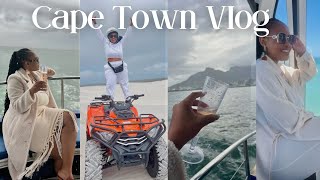 Travel Vlog Champagne Cruise Quad Biking at the Dunes Cape Wheel and more [upl. by Boyes788]