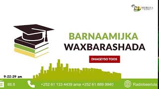 Barnamijka waxbarashada ee Radio Beerlula 19102024 Xaawo Aadan Xuseen [upl. by Murrah610]