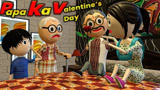 MAKE JOKE  PAPA KA VALENTINE  mjo comedy  desi comedy video [upl. by Ahtnamas]