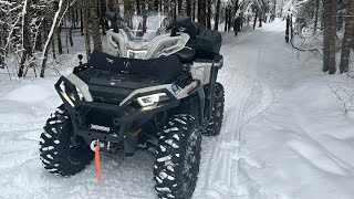 Randonnée 27 janvier vtt atv side by side cote a cote [upl. by Waddell]