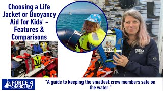 Choosing a Life Jacket or Buoyancy Aid for Kids  Features amp Comparisons [upl. by Eirffej]