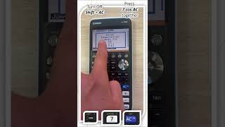 How to enter examination mode on the Casio CG50 IB Maths Exam casiocg50 IBMaths ExamMode [upl. by Tala]