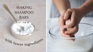 How to make shampoo bars with fewer ingredients [upl. by Ardell]