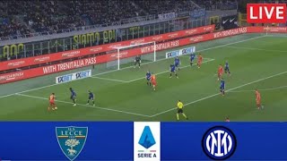 Lecce vs Inter 04  2024 Serie A  Match Highlights [upl. by Aidaas]