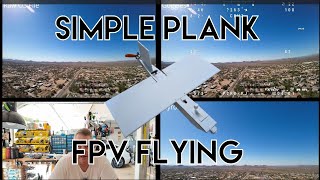 Simple Plank FPV Flying  Gyroflow DJI O3 and HUD View [upl. by Eldwin]