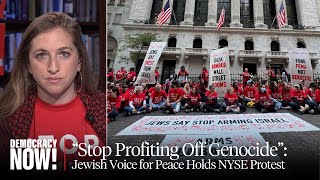 “Stop Profiting Off Genocide” 200 Arrested at Jewish Voice for Peace Protest at NY Stock Exchange [upl. by Drhcir799]