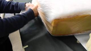 How to Insert Foam into a Cushion Casing [upl. by Zalucki]