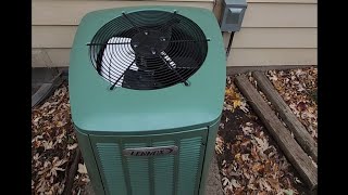 2006 Lennox Elite Air Conditioner Start Up And Shutdown For 2024 [upl. by Hultin]