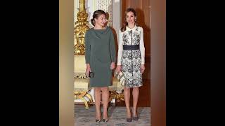 Queen Letizia Meet in 🔥 first ladies trending viralshort [upl. by Yelha]