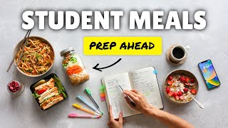 Easy STUDENT recipes MEAL PREP friendly 🍱 [upl. by Nadaha]